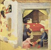 Gentile da Fabriano St Nicholas and the Three Gold Balls (mk08) Sweden oil painting artist